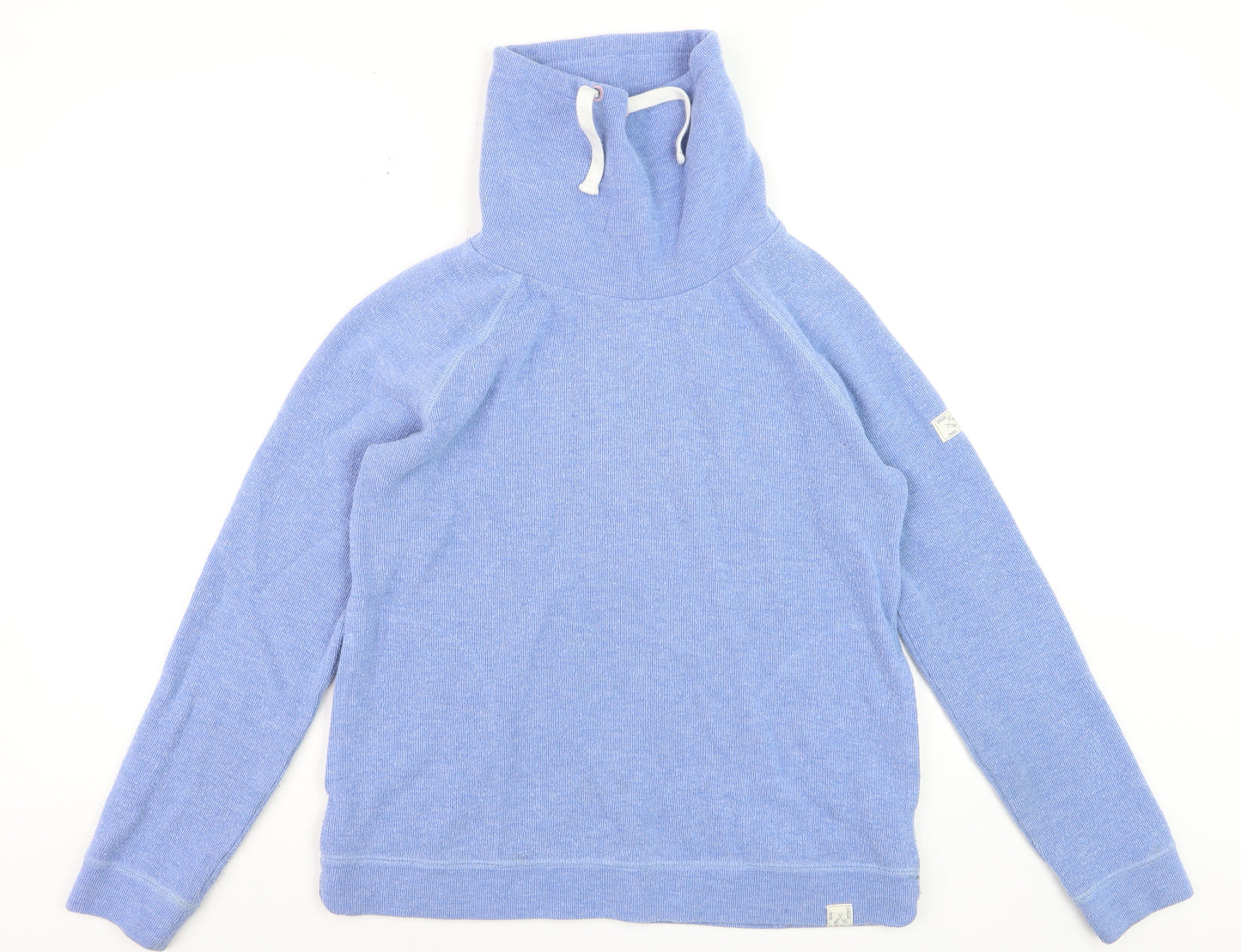 Joules Women's Blue Pullover Sweatshirt UK 12 Cotton Blend