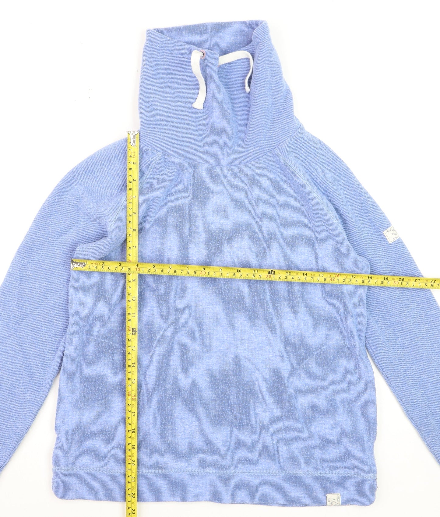 Joules Women's Blue Pullover Sweatshirt UK 12 Cotton Blend
