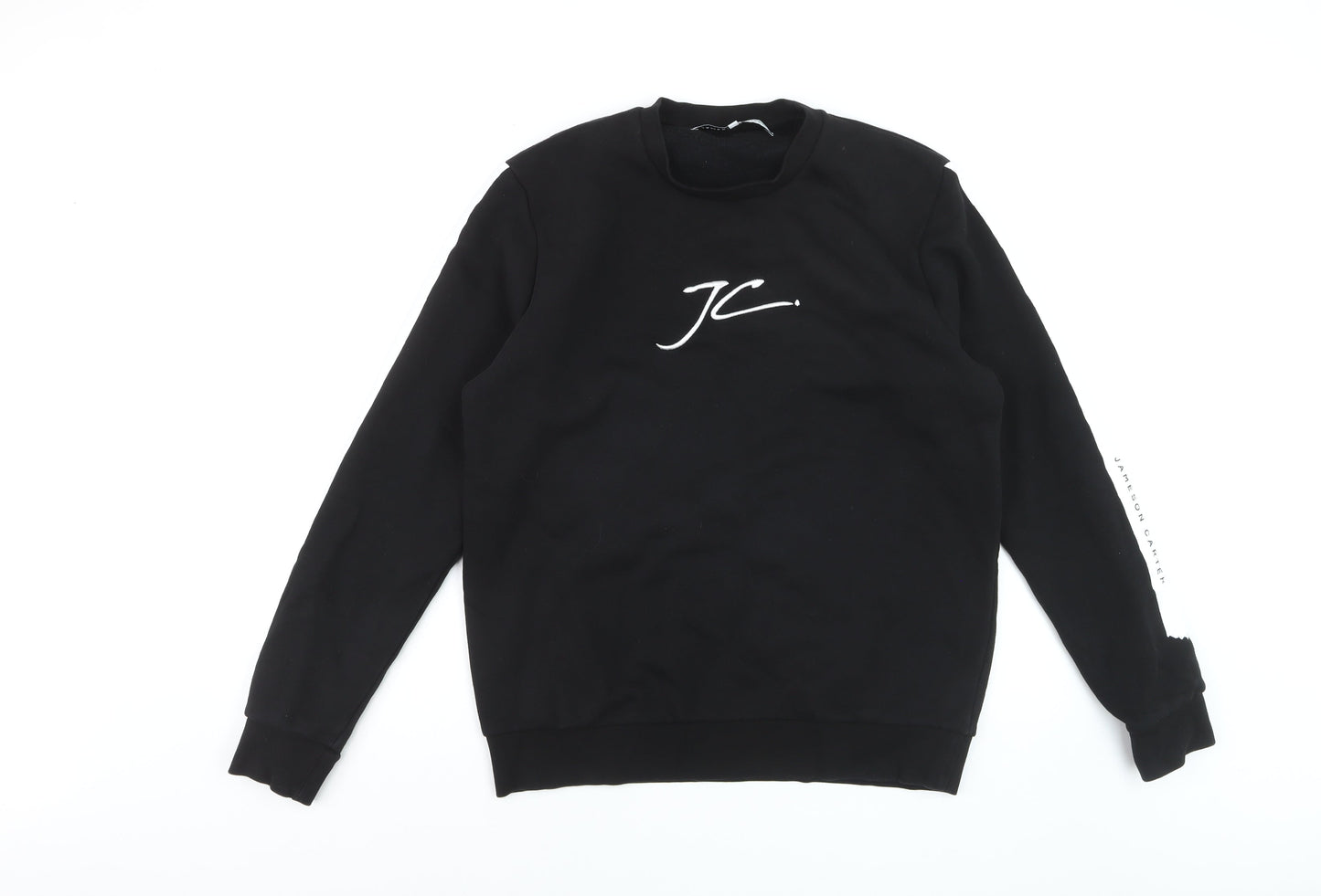 Jameson Carter Men's Black XL Pullover Sweatshirt Crew Neck Logo