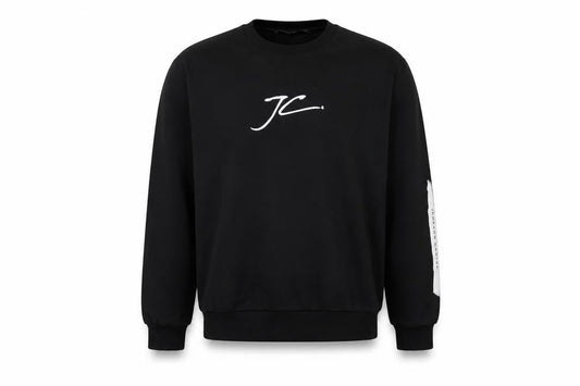 Jameson Carter Men's Black XL Pullover Sweatshirt Crew Neck Logo