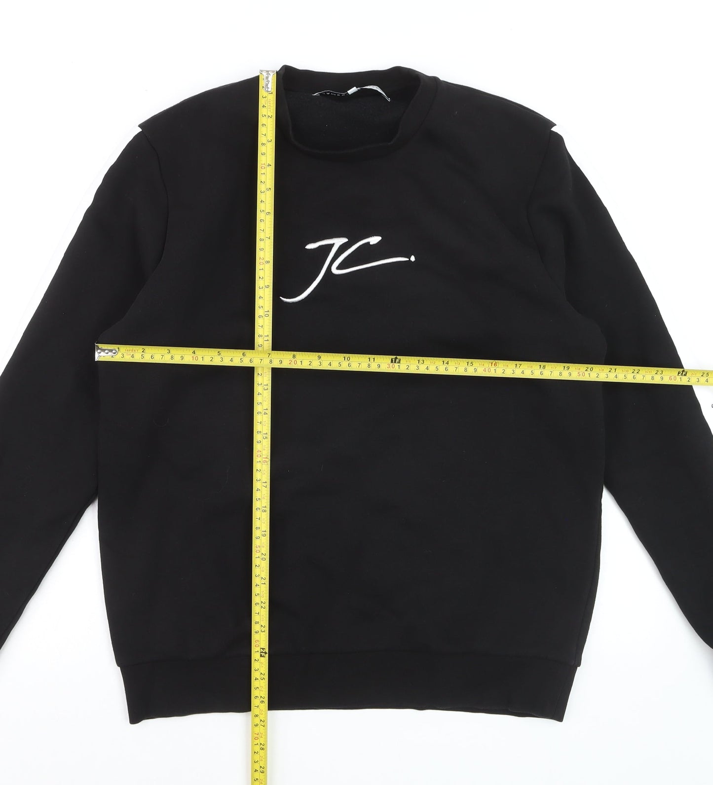 Jameson Carter Men's Black XL Pullover Sweatshirt Crew Neck Logo