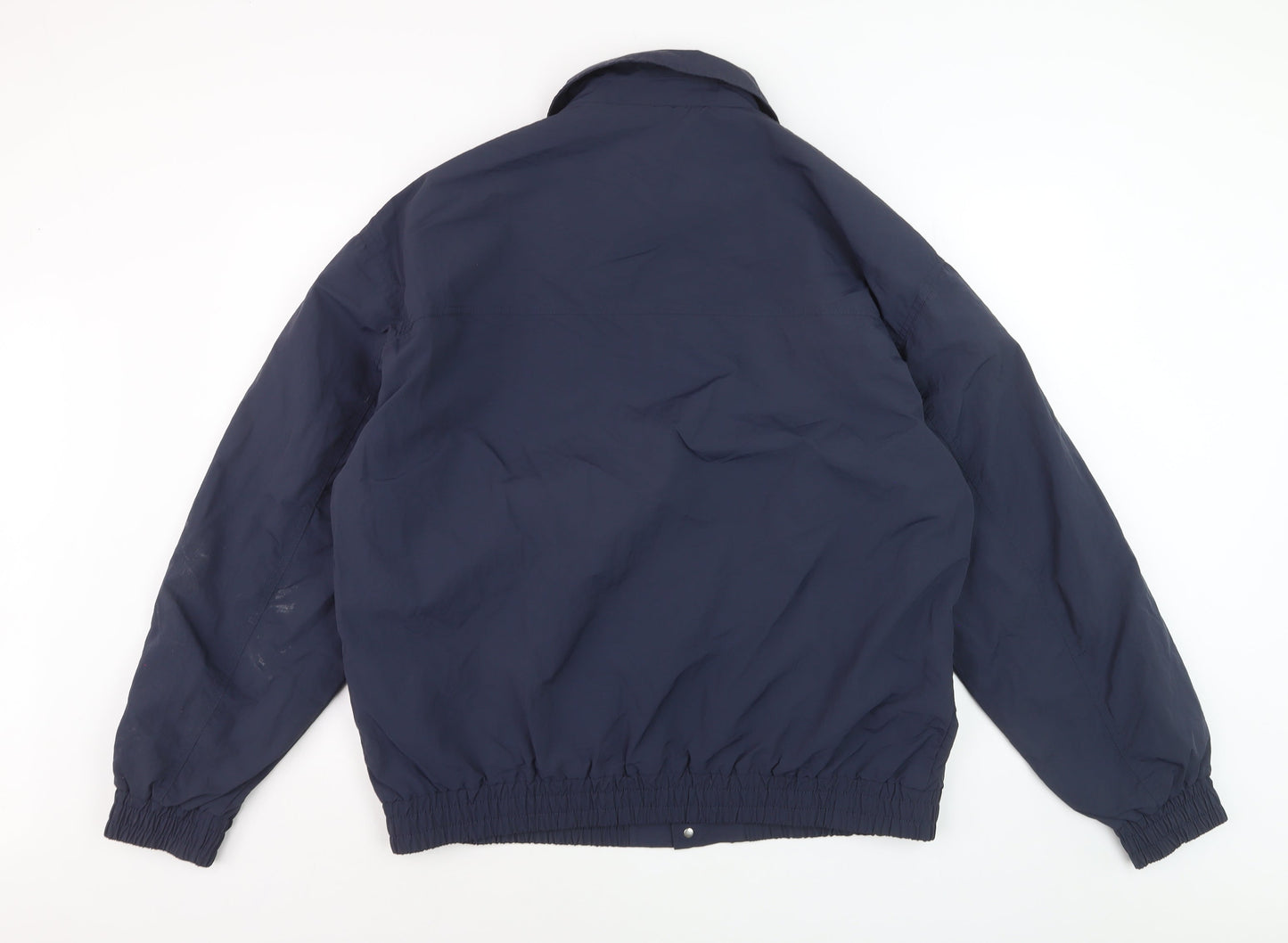 Bershka Men's Blue L College Style Lightweight Jacket