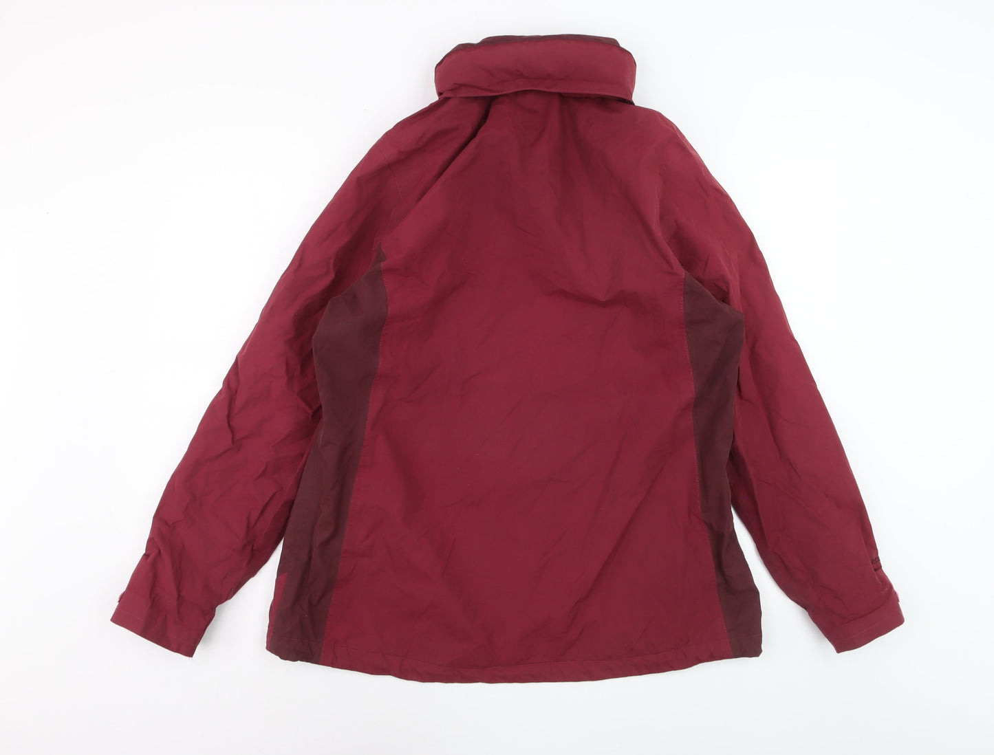 Regatta Womens Red Waterproof Hooded Rain Jacket Size 16