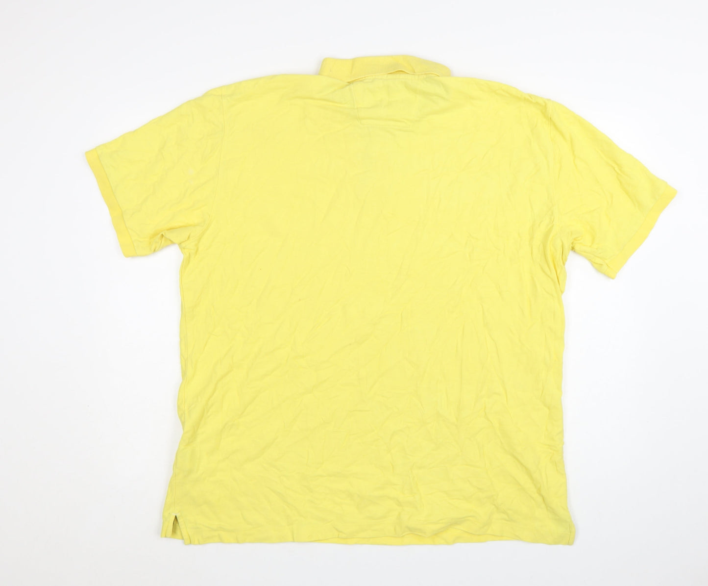 Nautica Men's Yellow XL True Deck Cotton Polo Shirt