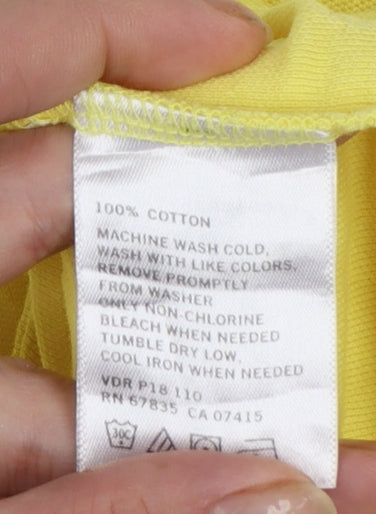 Nautica Men's Yellow XL True Deck Cotton Polo Shirt