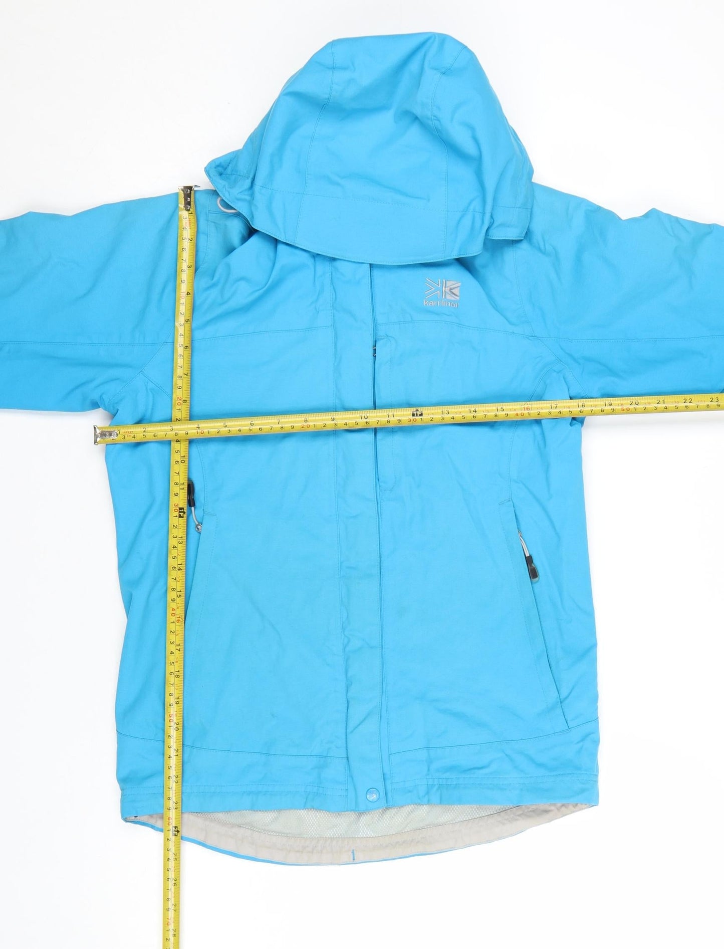 Karrimor Women's Blue Waterproof Hooded Rain Jacket UK 8