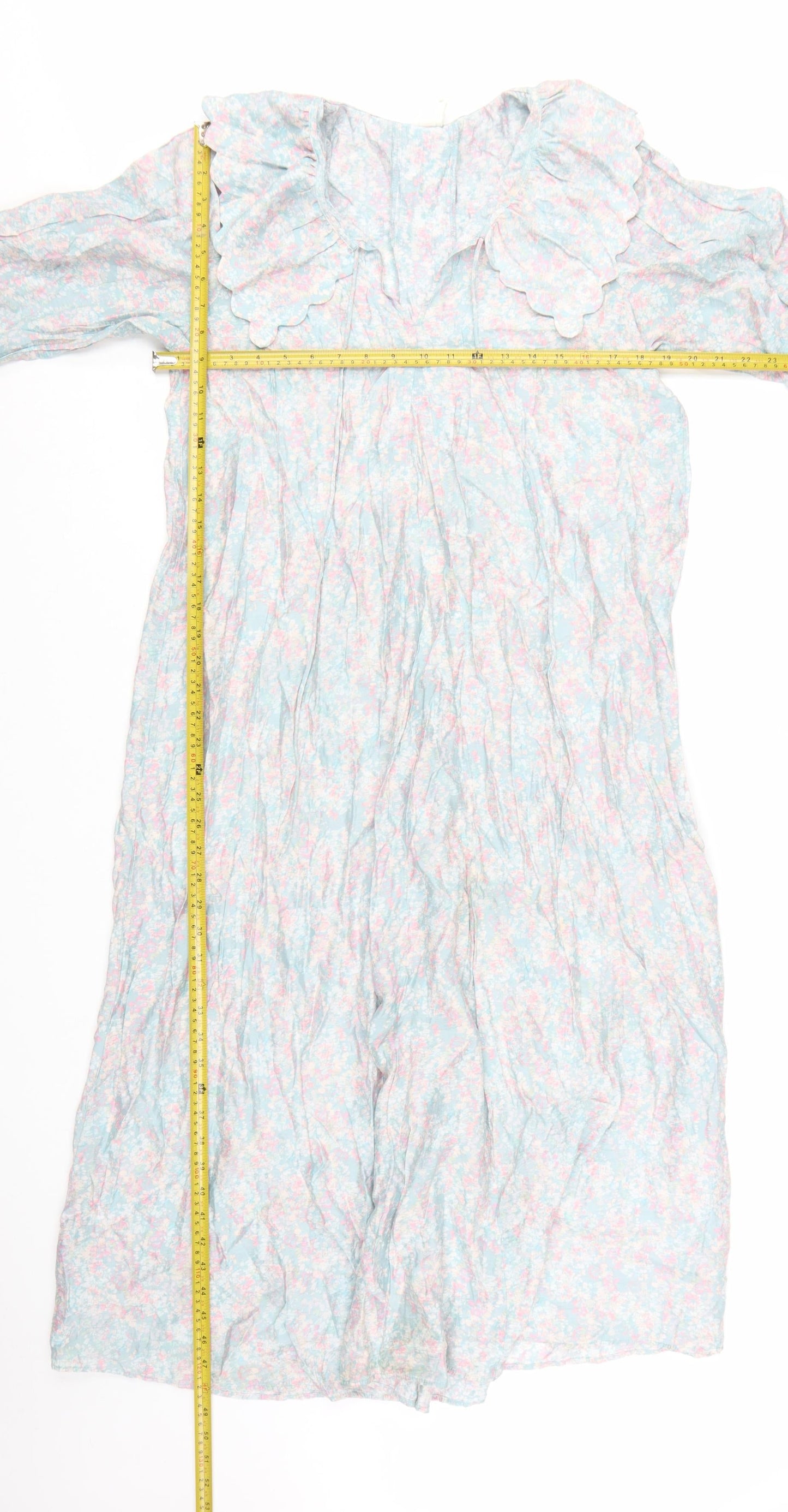 H&M Women’s Multicoloured Floral Midi A-Line Dress Size S