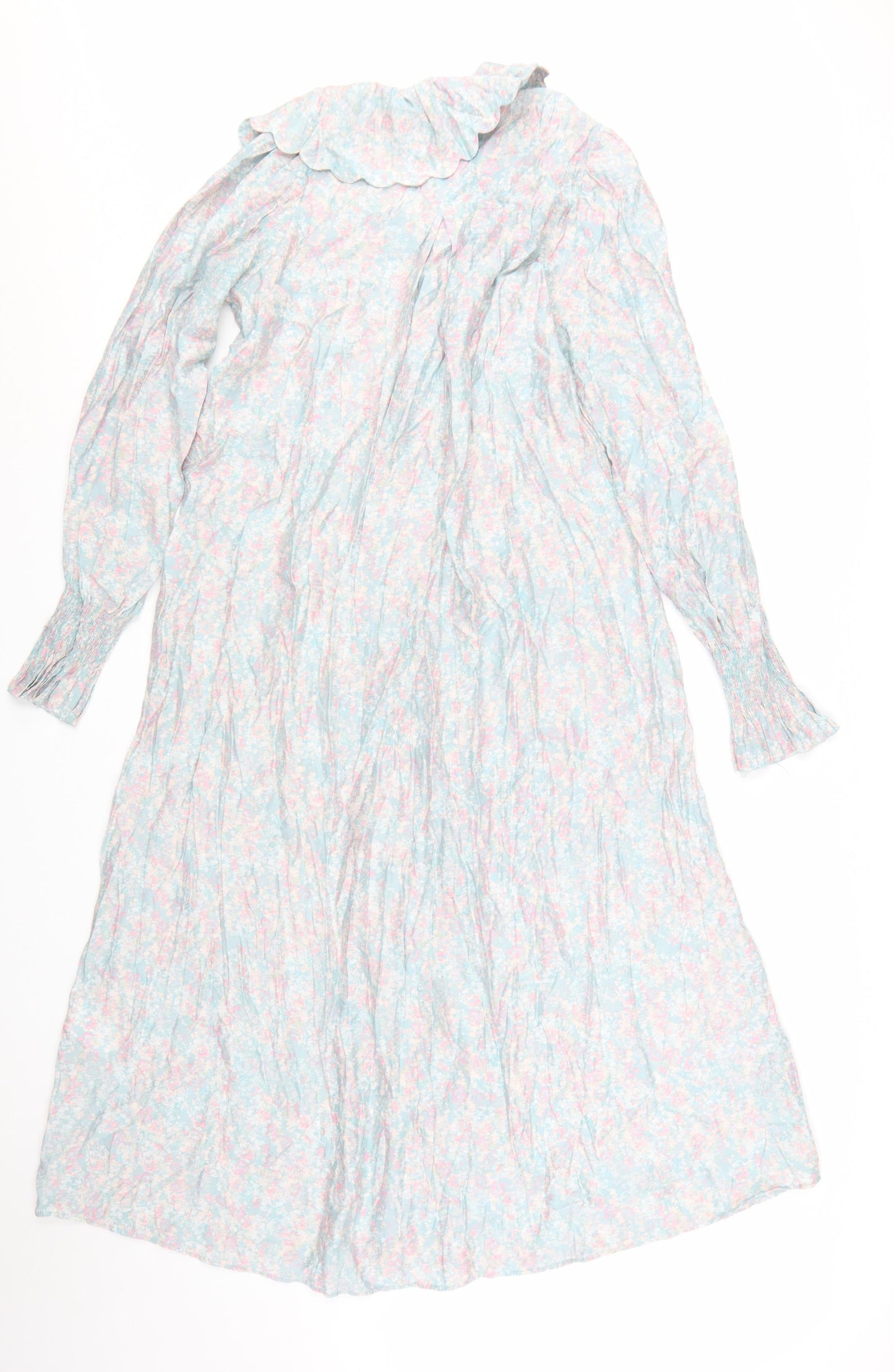 H&M Women’s Multicoloured Floral Midi A-Line Dress Size S