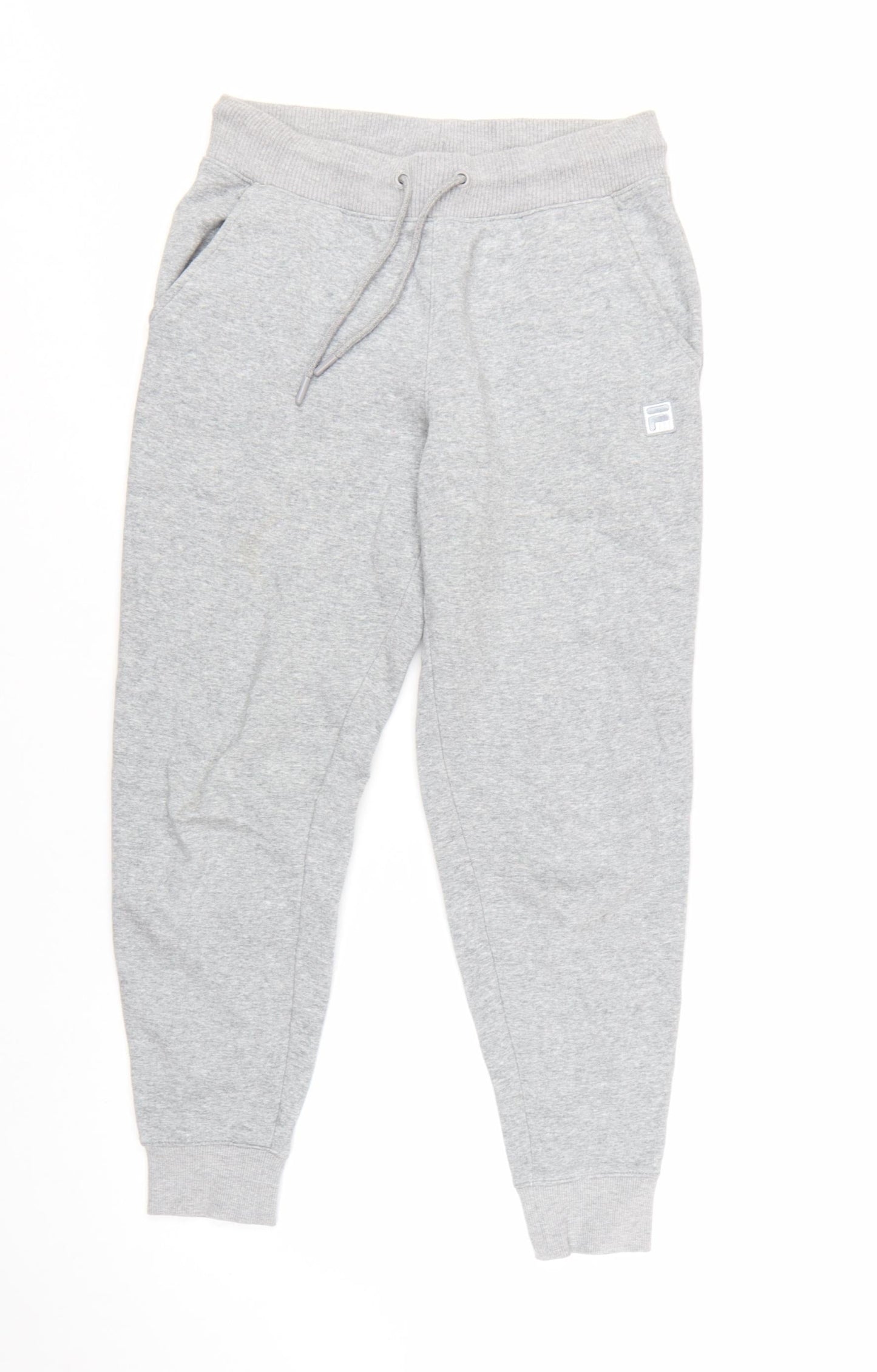 FILA Women's Grey Jogger Sweatpants Size S Elastic Waist Fleece