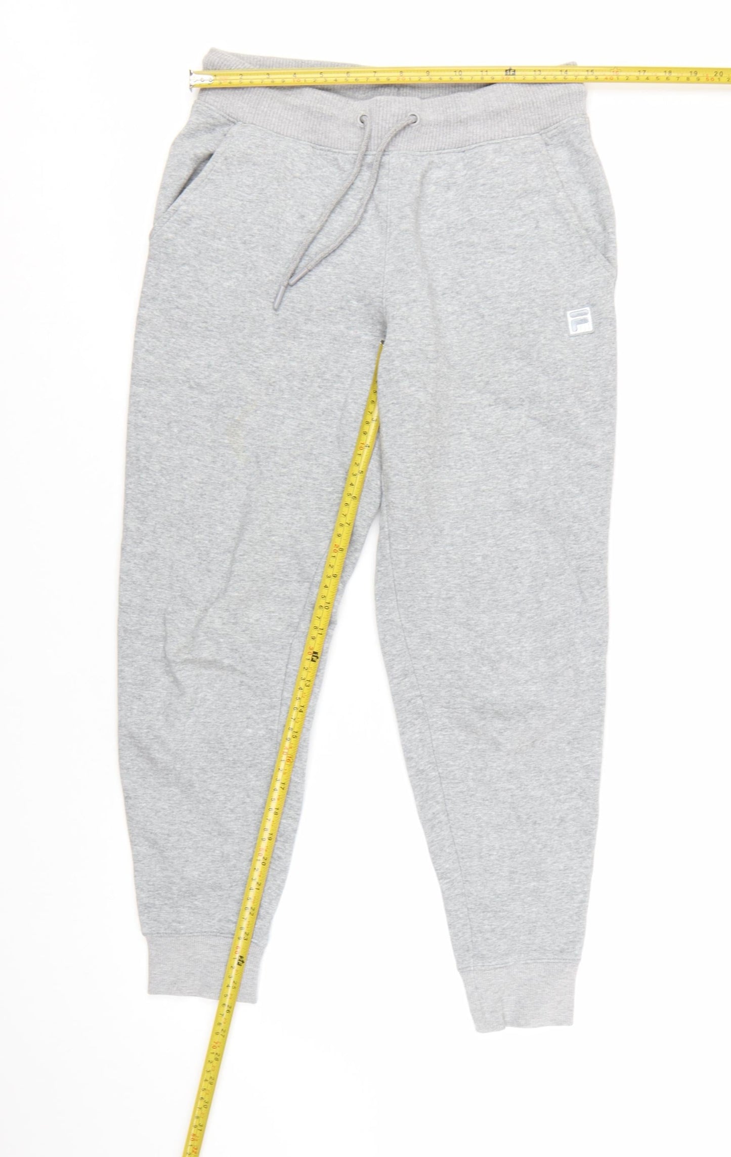 FILA Women's Grey Jogger Sweatpants Size S Elastic Waist Fleece