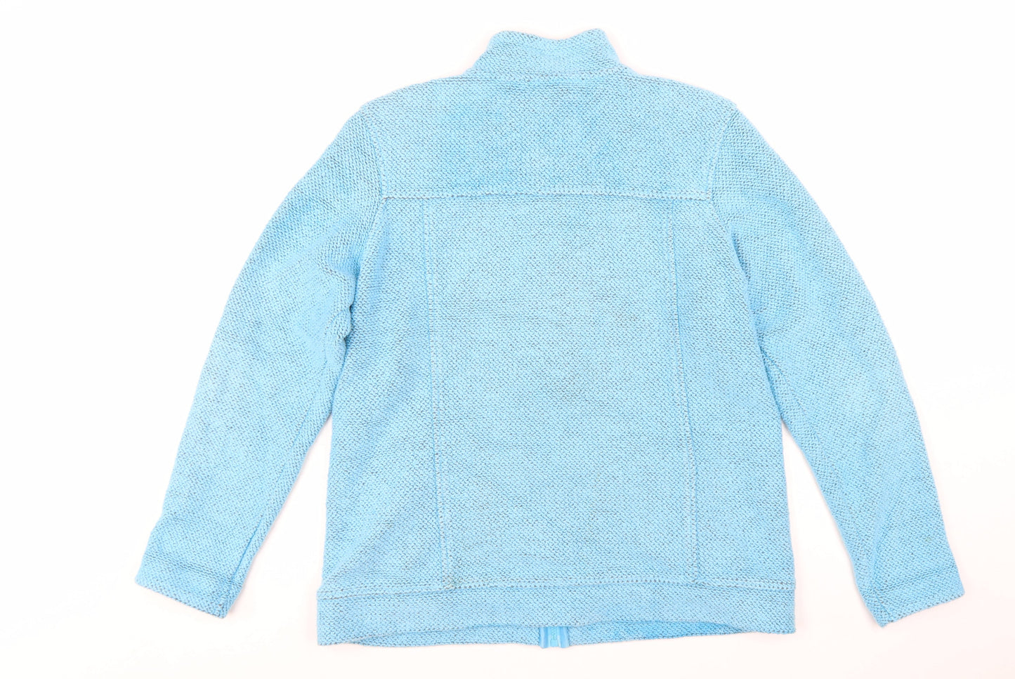 Weird Fish Women's Blue Full Zip Hoodie Size 16 Cotton Blend