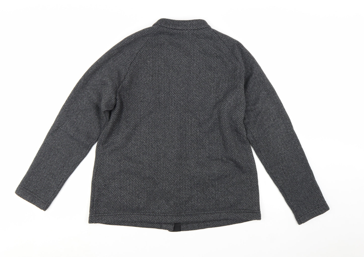 Rohan Womens Grey Herringbone Mid-Length Jacket Size 14