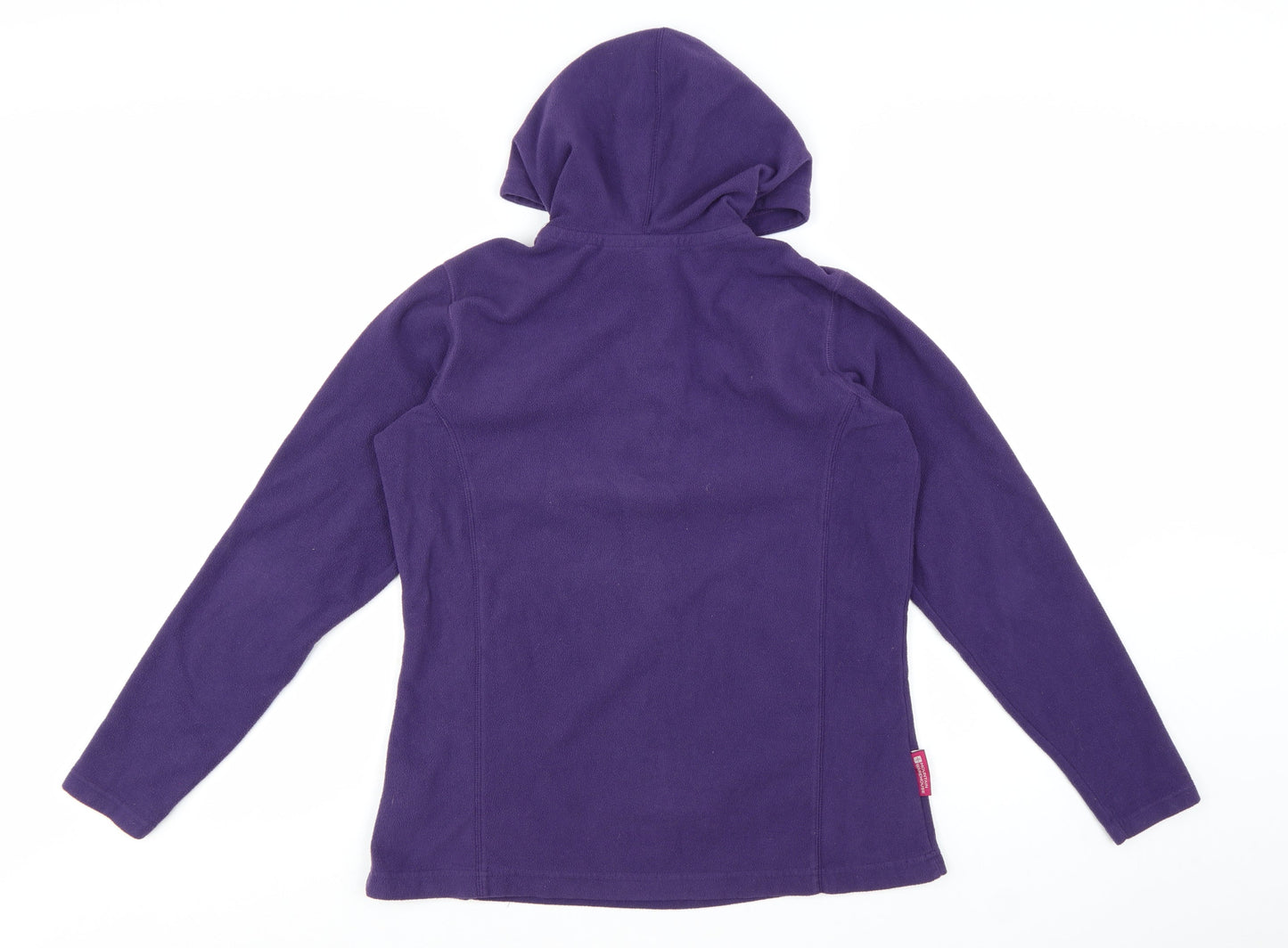 Mountain Warehouse Women's Purple Fleece Hoodie UK 12 Pullover Warm Layer