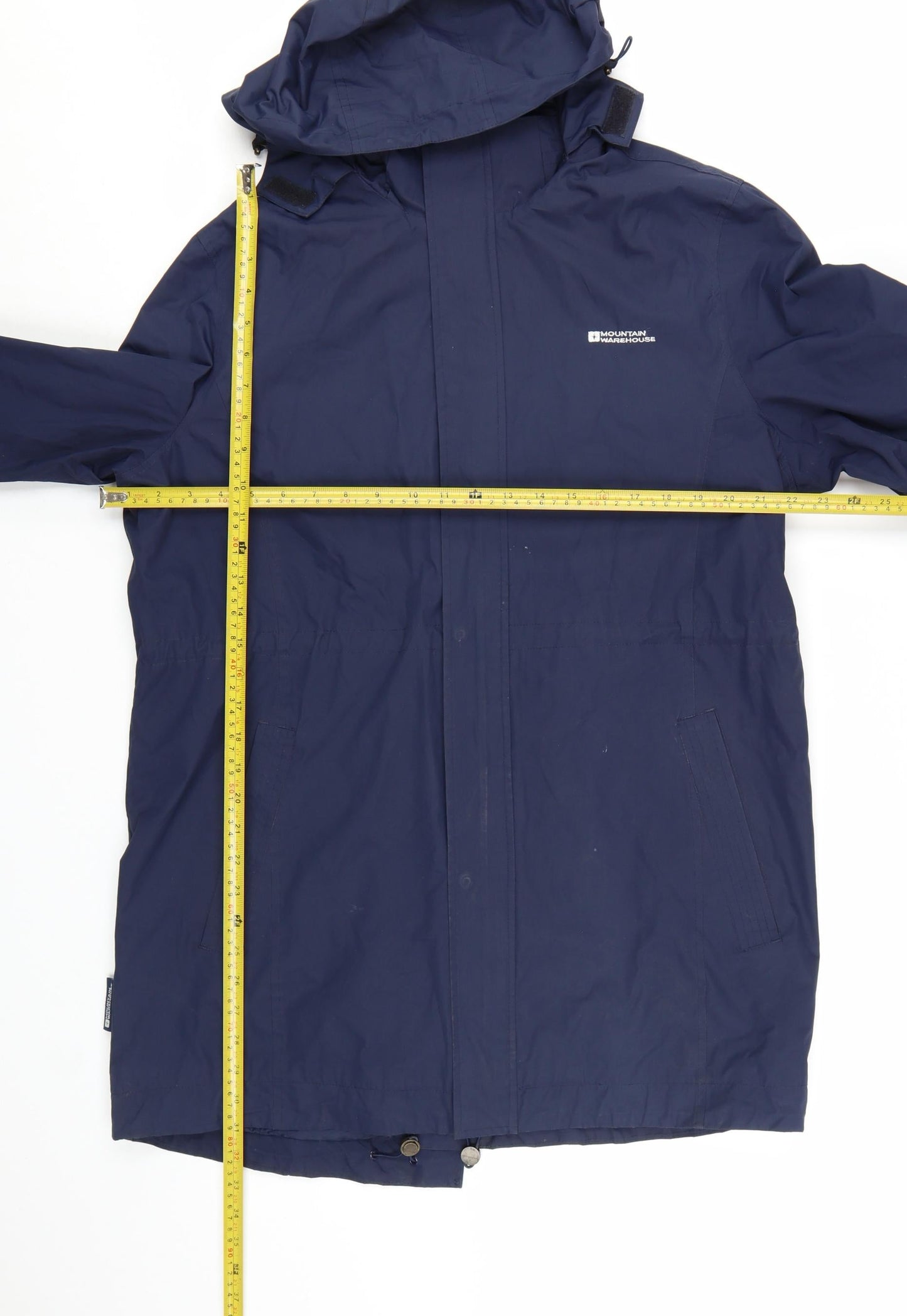 Mountain Warehouse Women's Blue Long Waterproof Parka Coat UK 18
