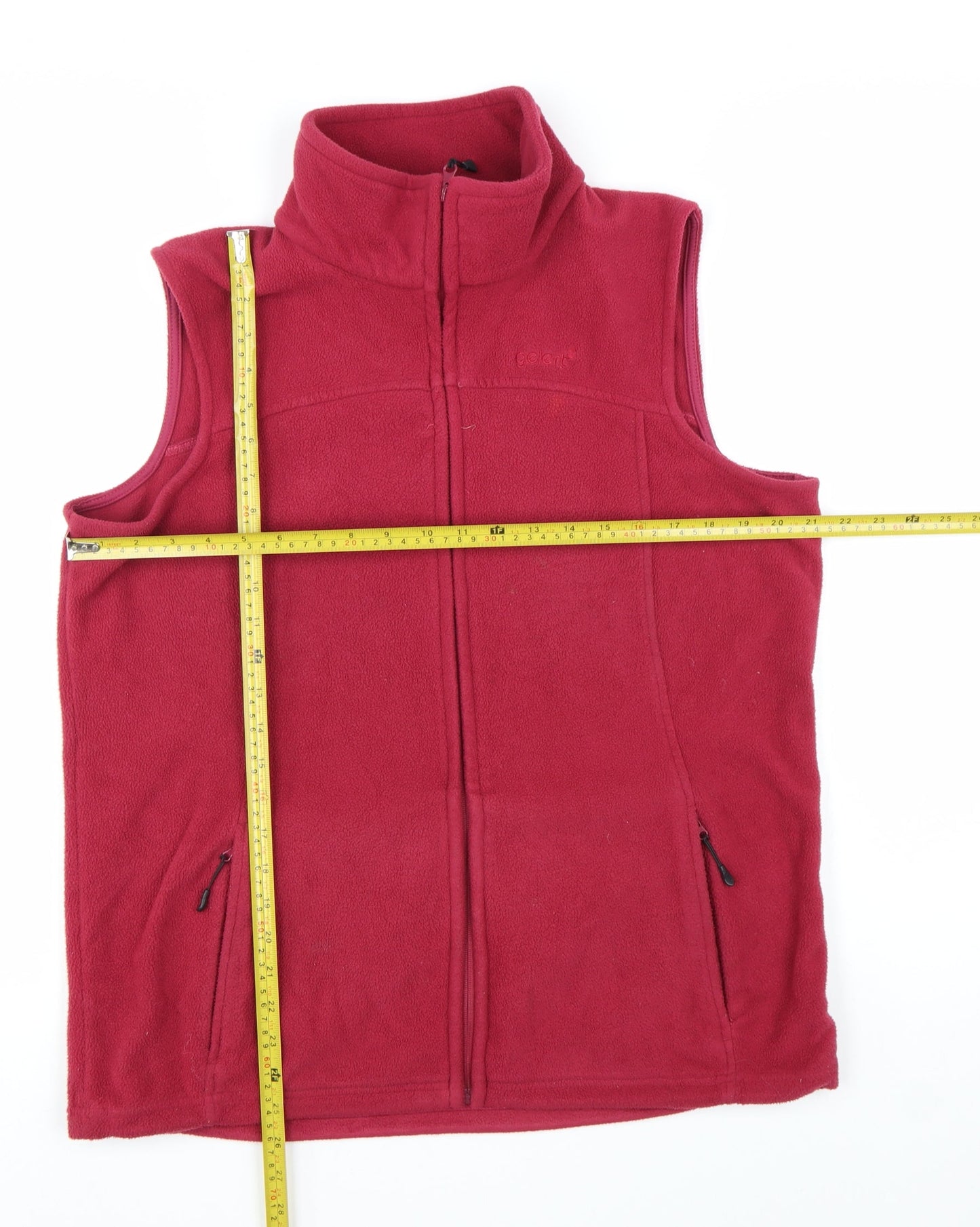 Gelert Womens Red Fleece Bodywarmer Waistcoat Size 16