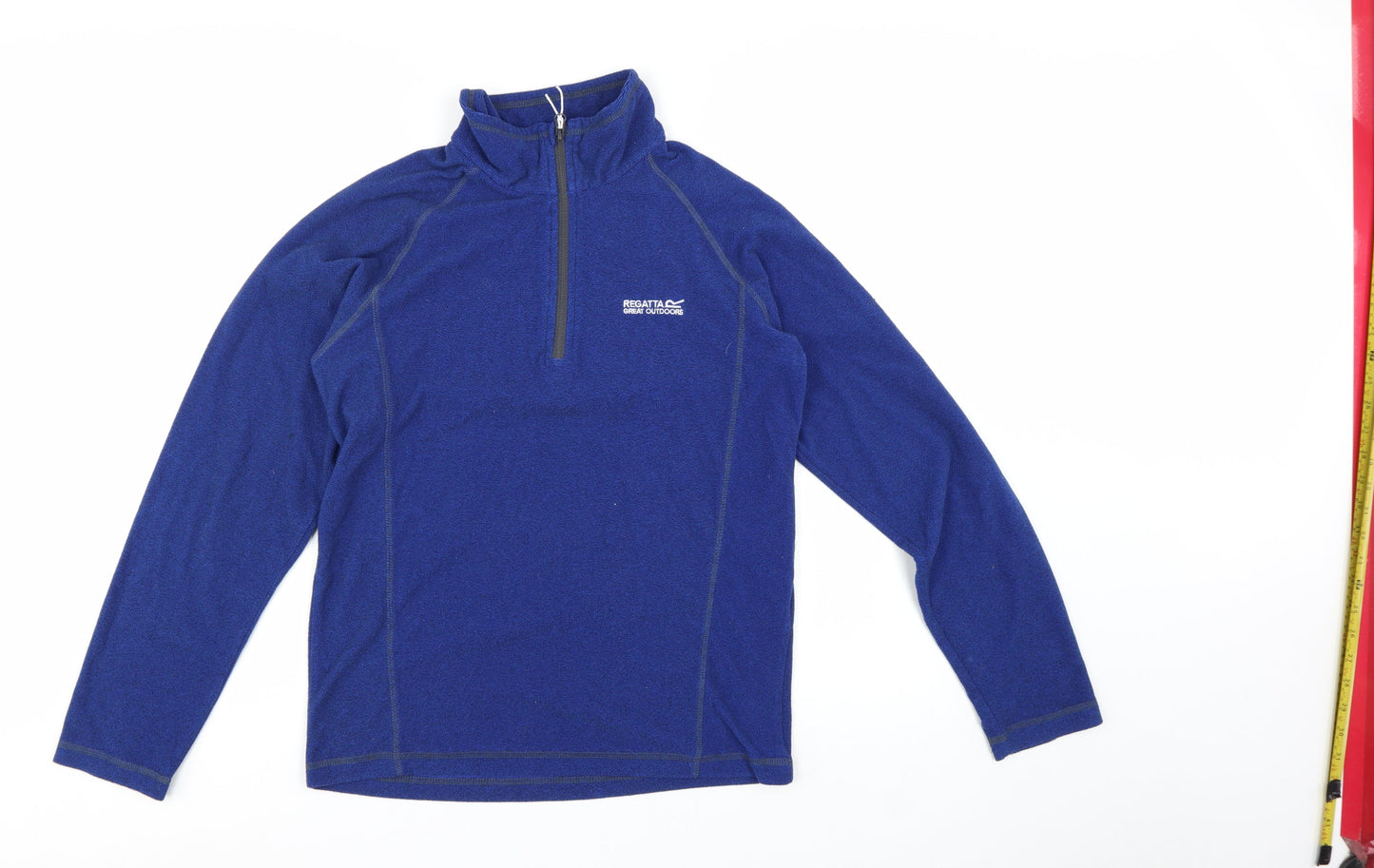 Regatta Men Blue Fleece 1/2 Zip Pullover Sweatshirt Size S