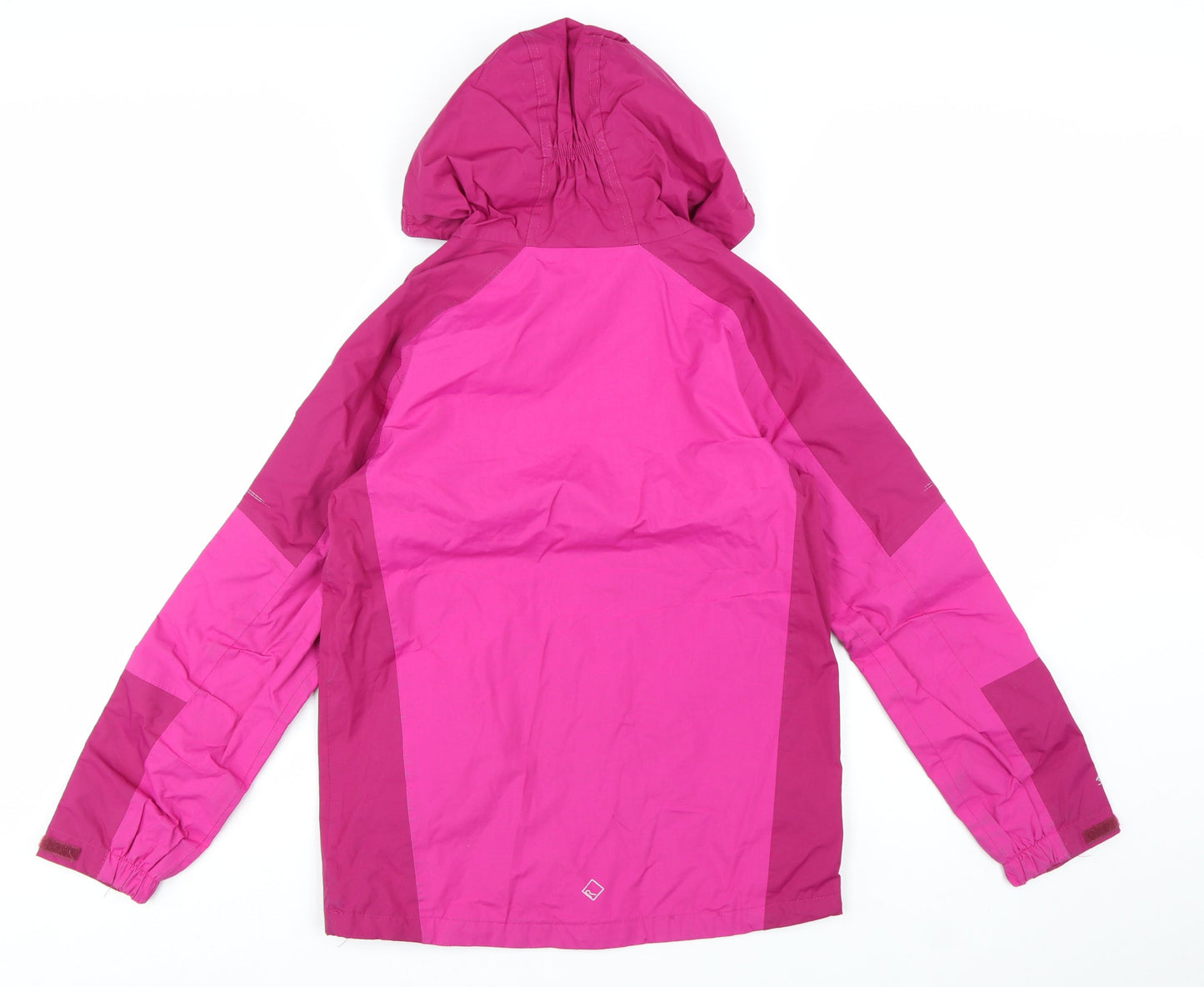 Regatta Girls Pink Waterproof Hooded Rain Coat Jacket 13 Years