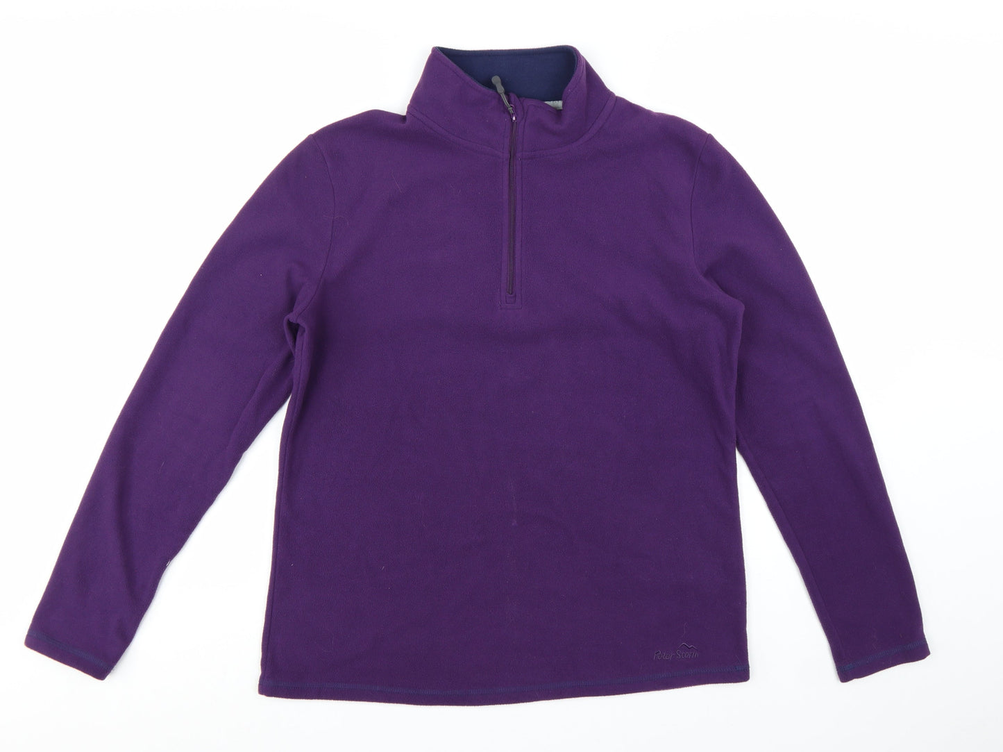 Peter Storm Womens Purple Fleece Pullover Sweatshirt Size 16