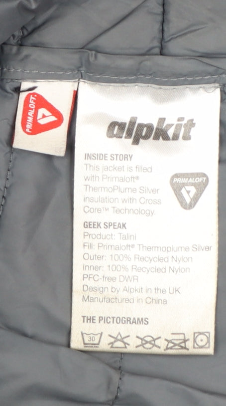 Alpkit Women's Black Size 16 Talini Puffer Jacket Lightweight Insulated