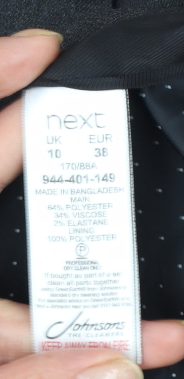Next Women Grey Regular Fit Tailored Blazer UK 10