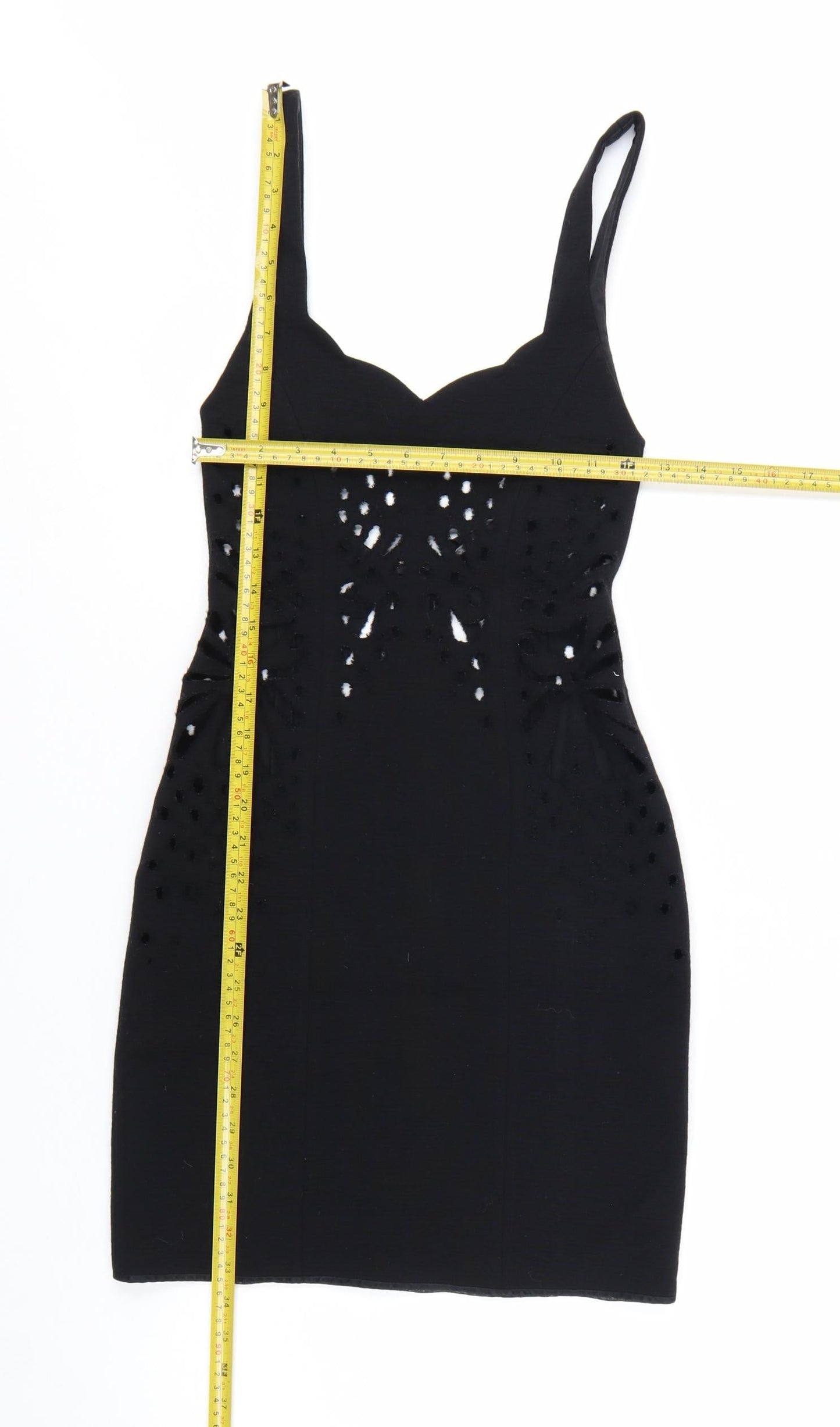 Jasmine Di Milo Women’s Black Size 8 Bodycon Stretch Cocktail Dress