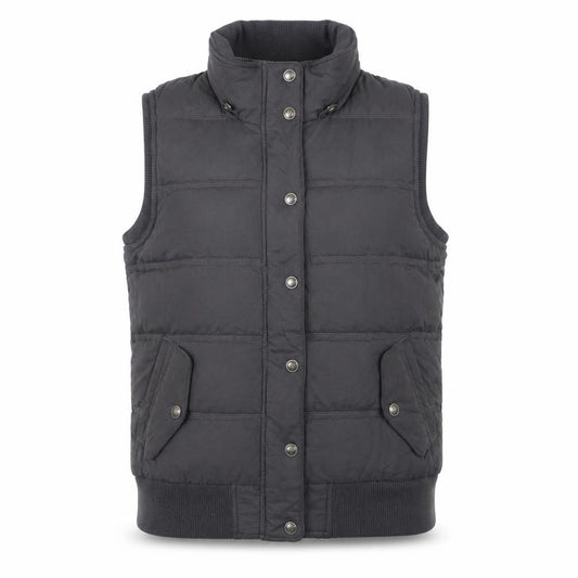 Fat Face Women's Grey Puffer Waistcoat Size 18 Winter Casual