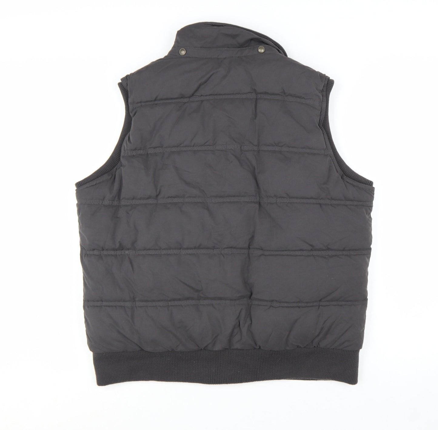 Fat Face Women's Grey Puffer Waistcoat Size 18 Winter Casual