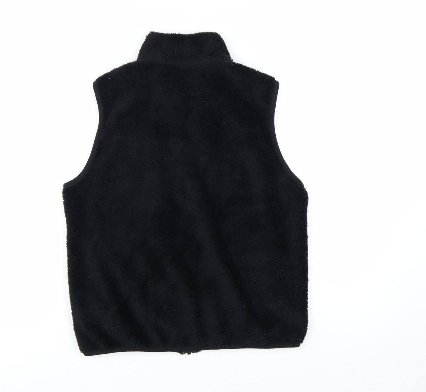 Uniqlo Women’s Black Fleece Waistcoat Bodywarmer Size S