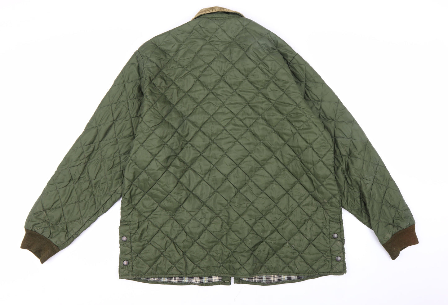 Dickies Men's Green Quilted Jacket XL Workwear Outdoor Coat