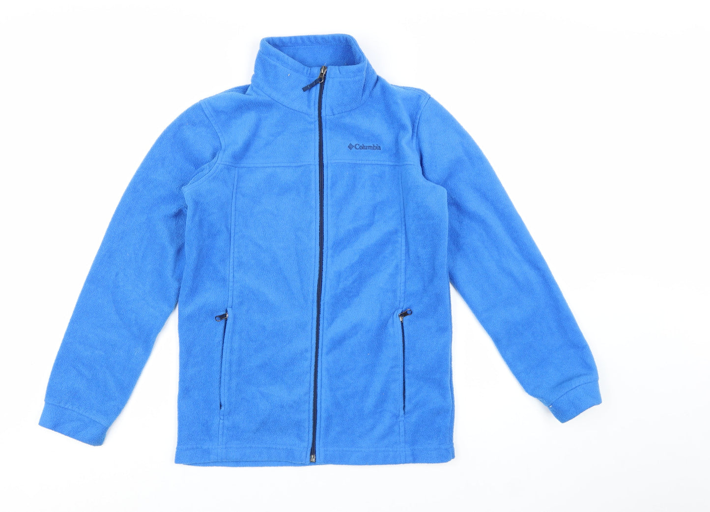 Columbia Boys Blue Full Zip Fleece Jacket Size L (14-16 Years)