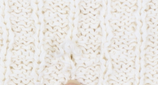 Marks and Spencer Womens Ivory M Chunky-Knit Cotton Jumper