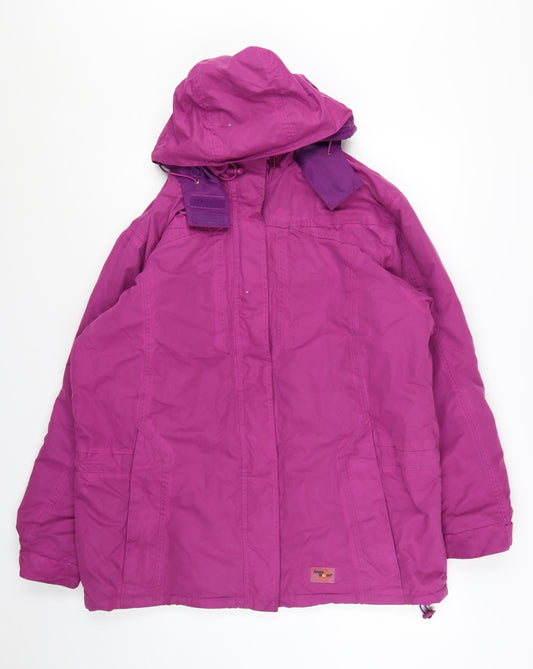 Prewornwholesale purple cropped slim fit active T-shirt with short sleeves and a high neckline.