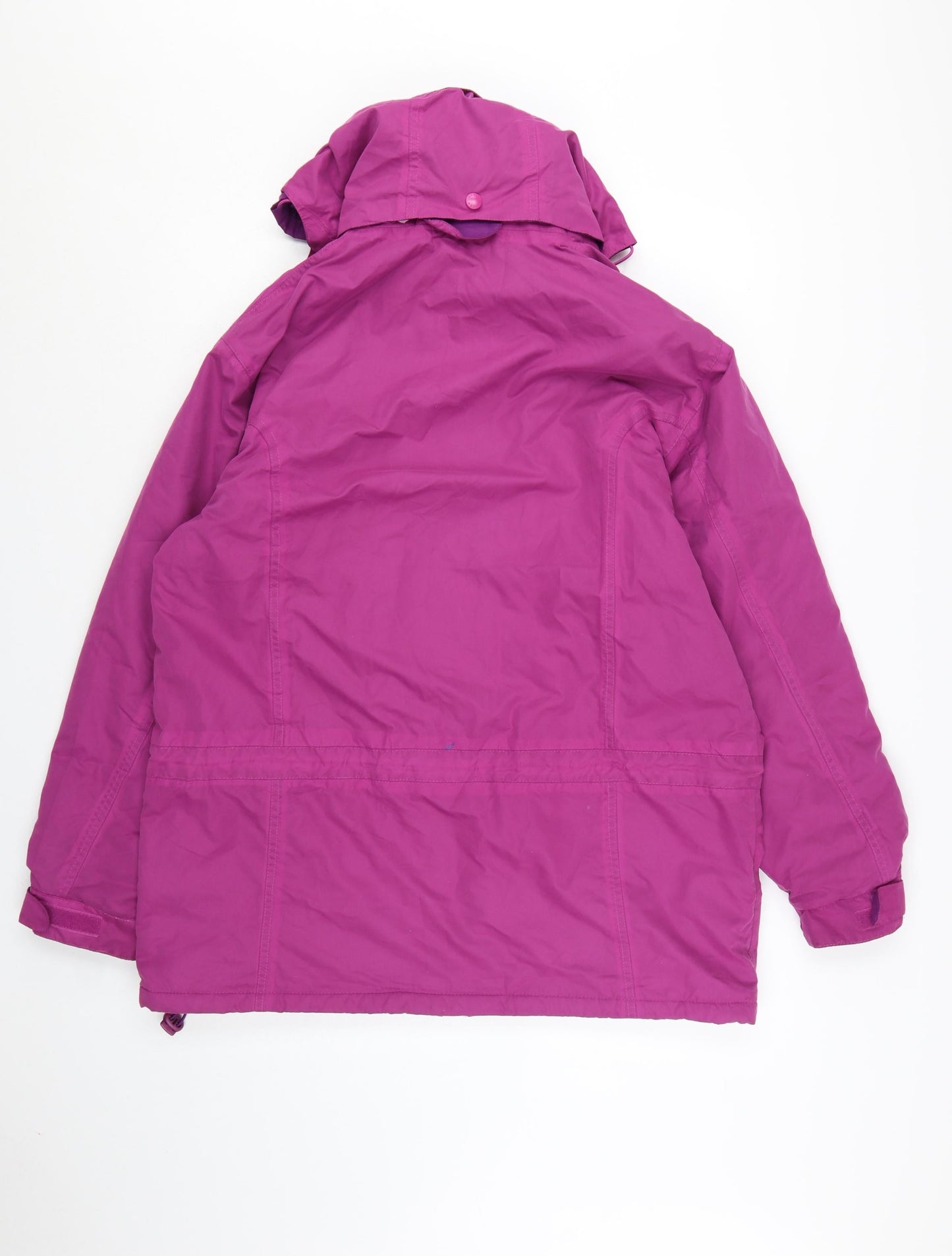Arctic Storm Women's Purple Waterproof Hooded Parka Jacket Size 16