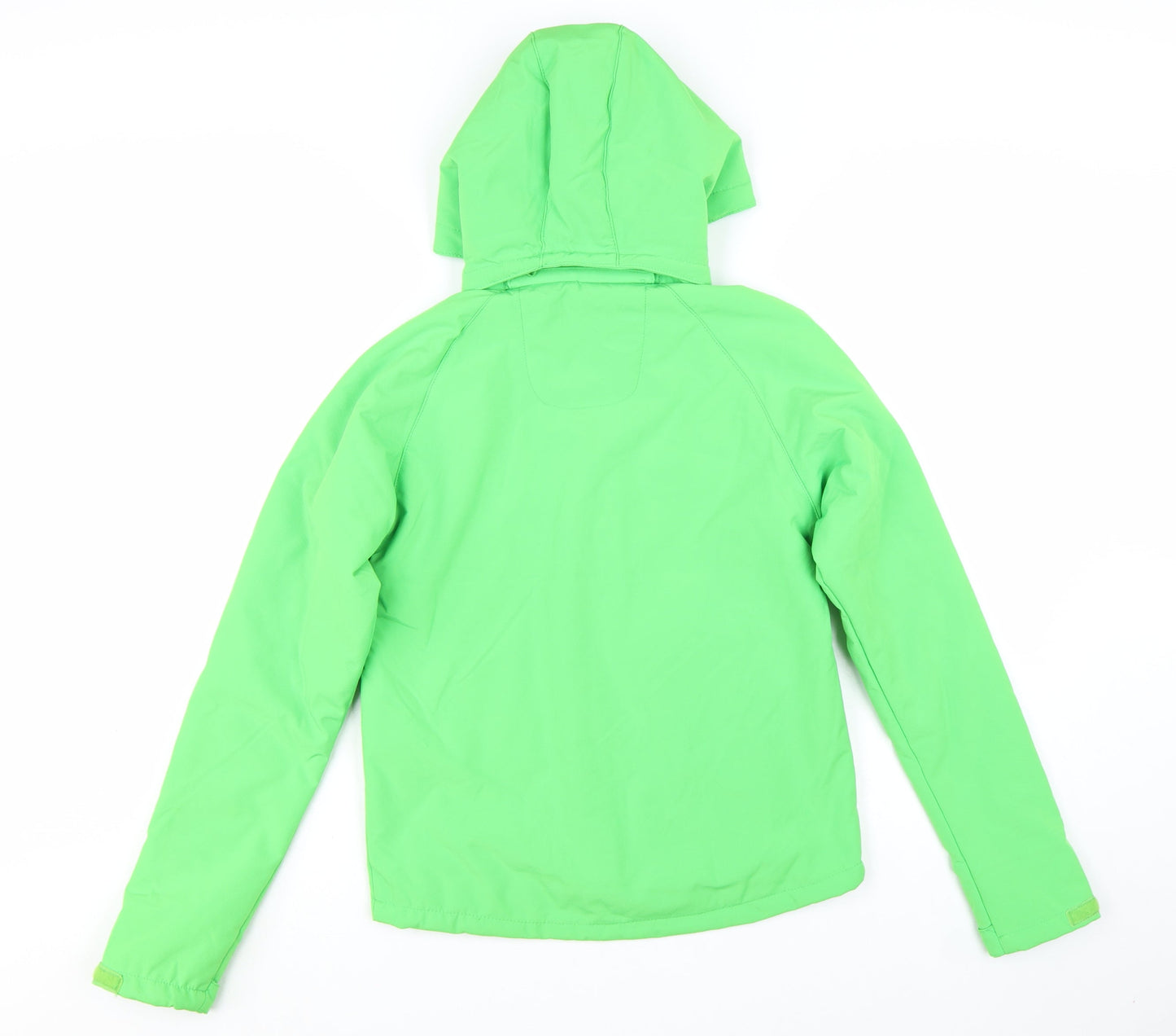 Dare2b Boys Green Soft Shell Hooded Jacket 13-14 Years Windproof Lined