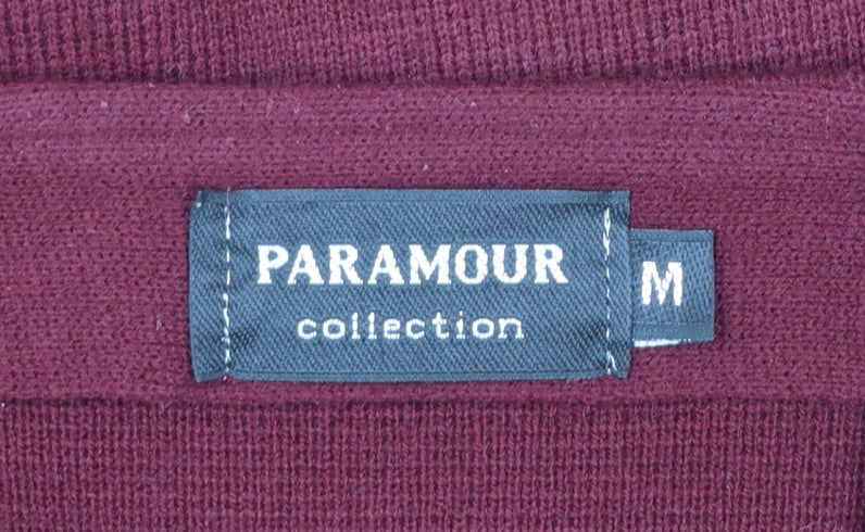 Paramour Women’s Red Embroidered Knit Button Cardigan M