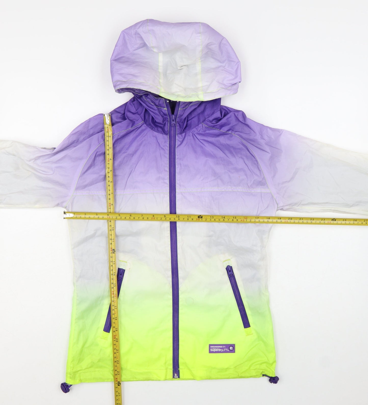 Superdry Men's Multicoloured S Windbreaker Hooded Jacket
