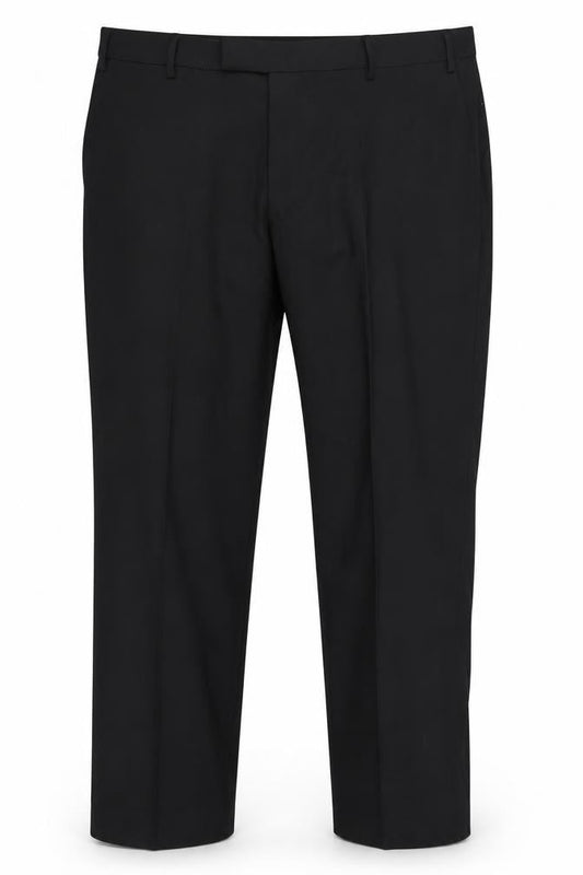 Marks & Spencer Men's Black Regular Fit Dress Trousers Size 42R