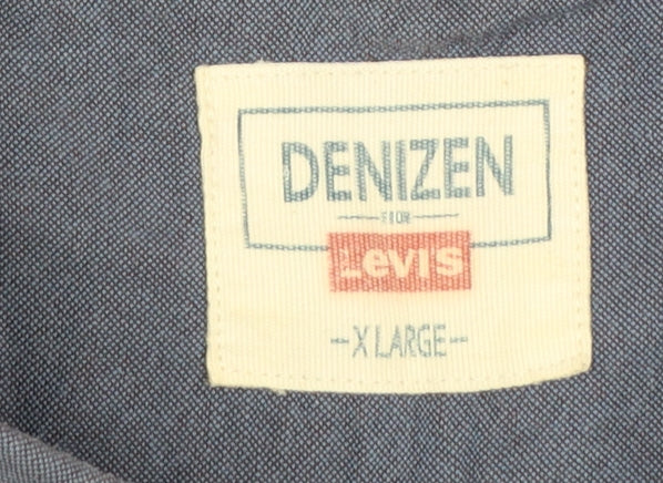 Denizen for Levi's Men's Blue Cotton Button-Up Shirt XL