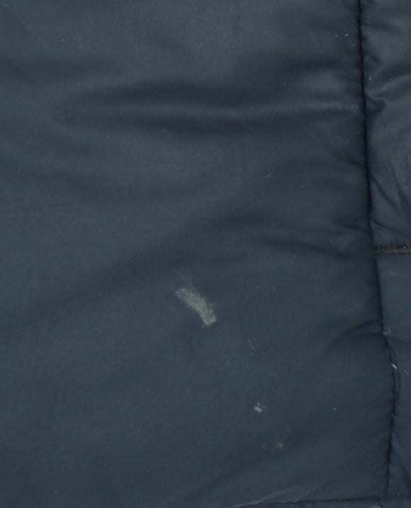 Berghaus Women's Blue Long Puffer Down Coat Size 12 Hooded Winter Jacket
