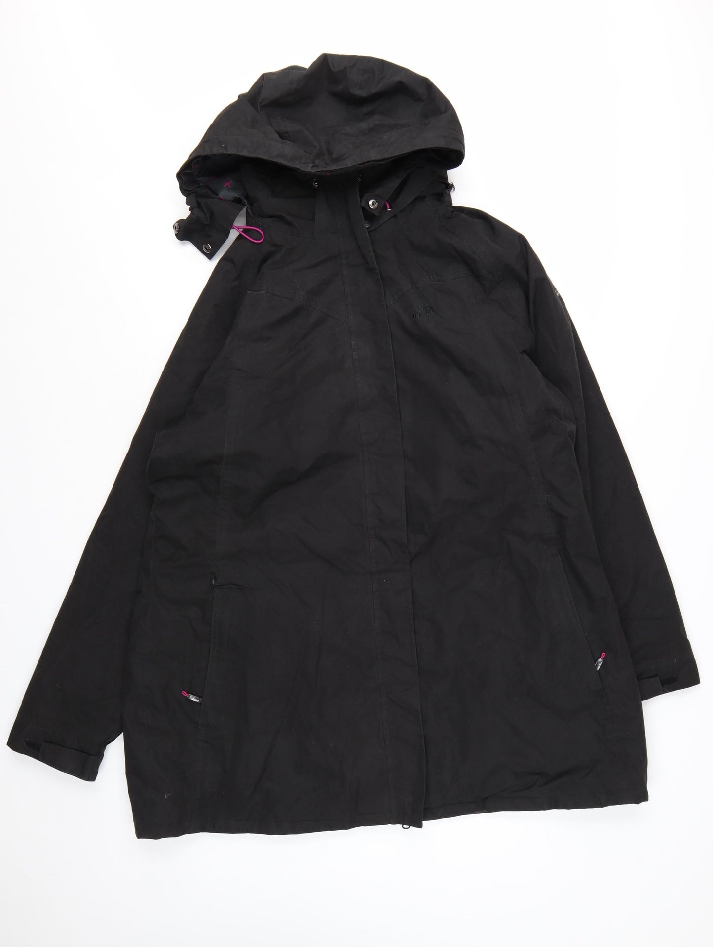 Trespass Womens Black Waterproof Parka Jacket 3XL Hooded TP50