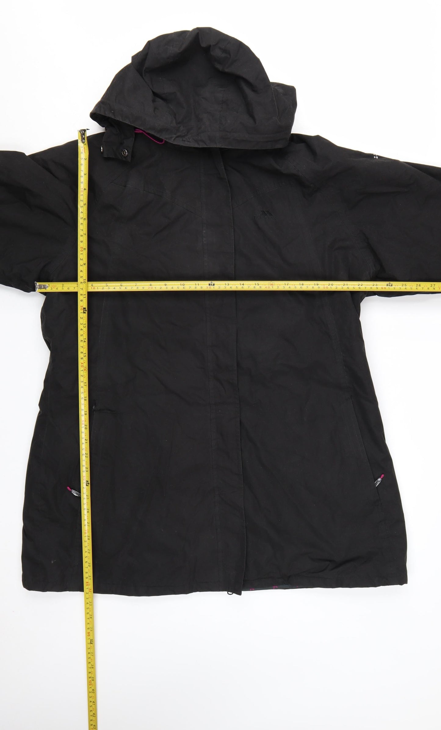 Trespass Womens Black Waterproof Parka Jacket 3XL Hooded TP50