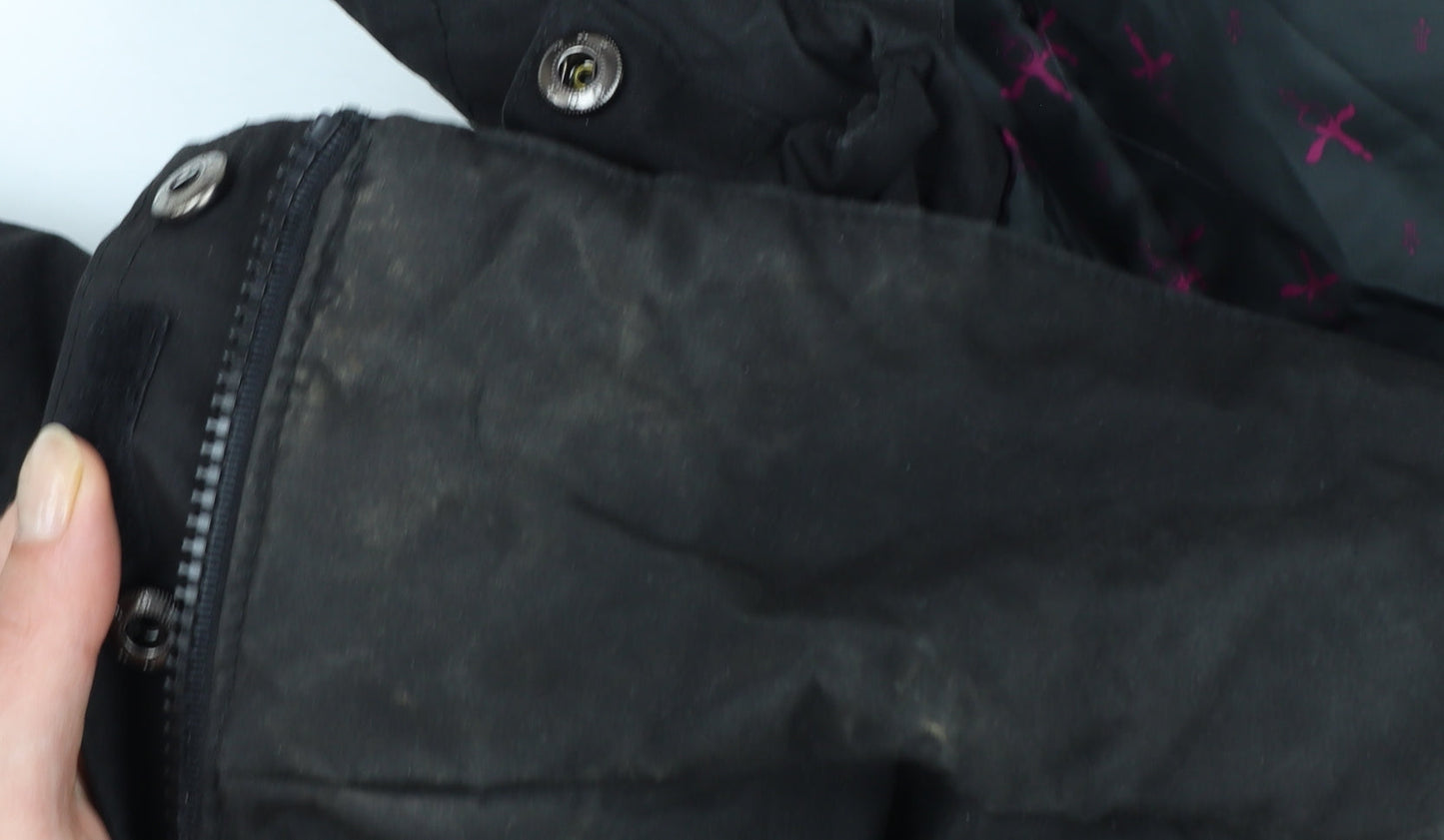 Trespass Womens Black Waterproof Parka Jacket 3XL Hooded TP50