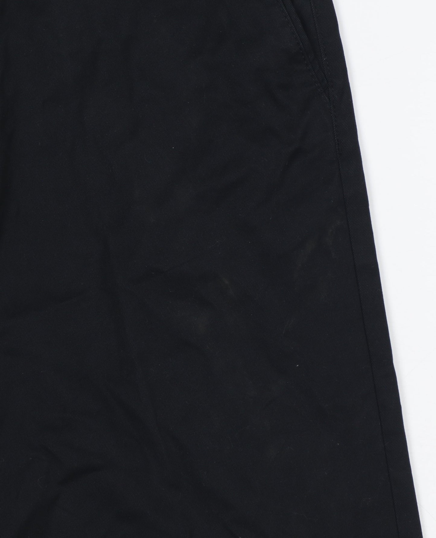 Marks and Spencer Men's Black Chino Trousers 34W 31L Regular Fit