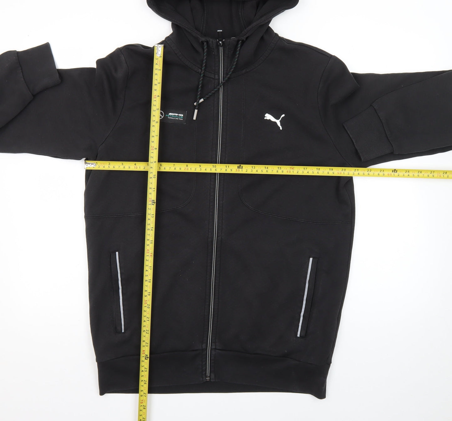Puma Men’s Black Mercedes Full Zip Hoodie Size M