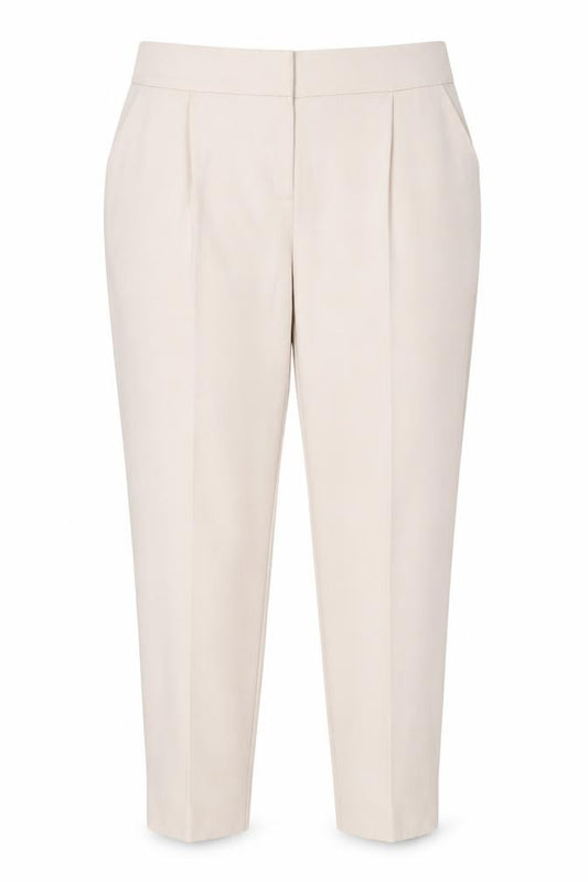 Dorothy Perkins Women Beige Chino Trousers UK 16 Elastic Waist