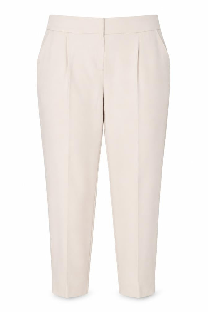 Dorothy Perkins Women Beige Chino Trousers UK 16 Elastic Waist
