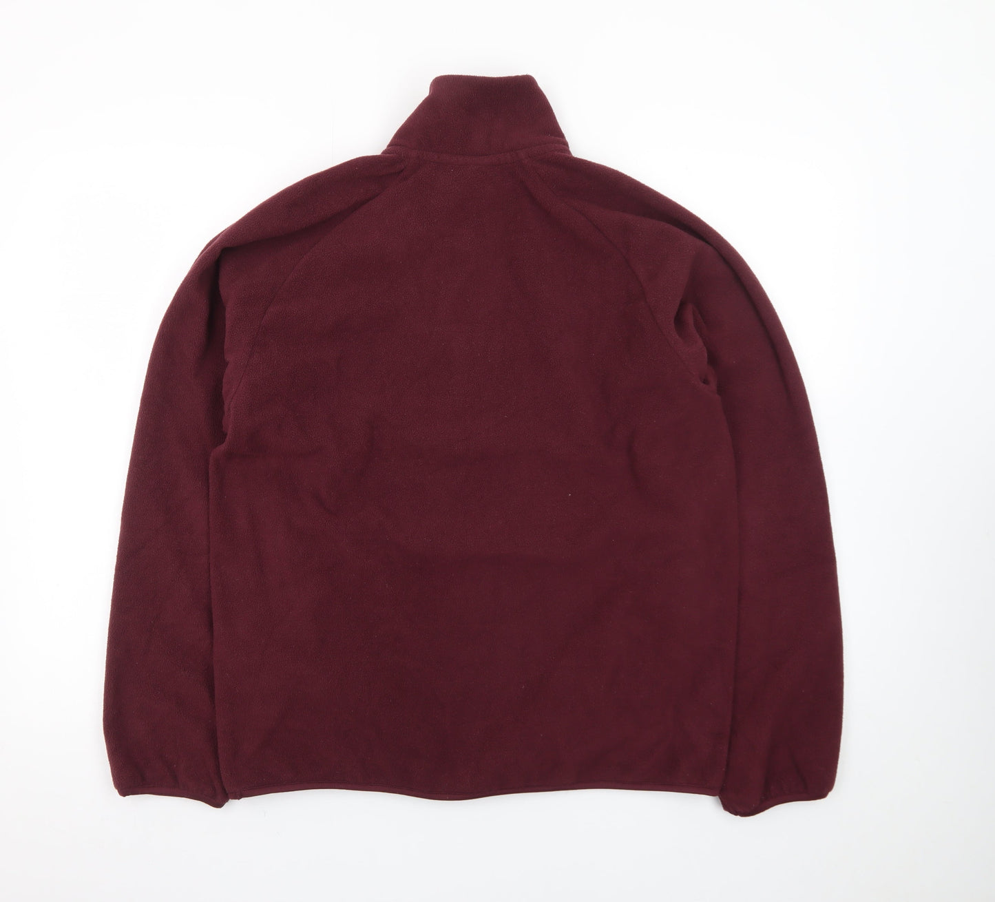 Animal Womens Burgundy Fleece 1/2 Zip Jacket UK 12