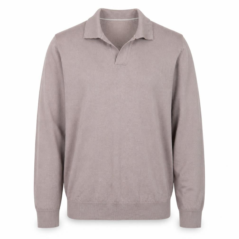 Marks & Spencer Men’s Beige Wool Collared Pullover Jumper L