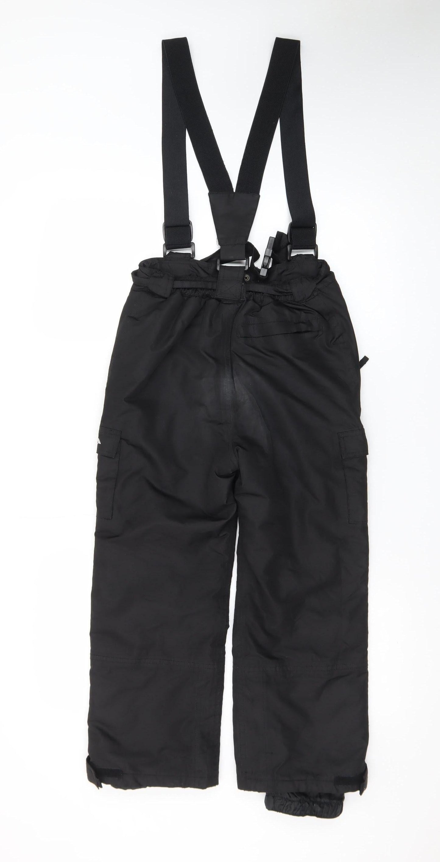 Trespass Boys Black Waterproof Snow Pants 7 Years Ski Taped Seams Trousers