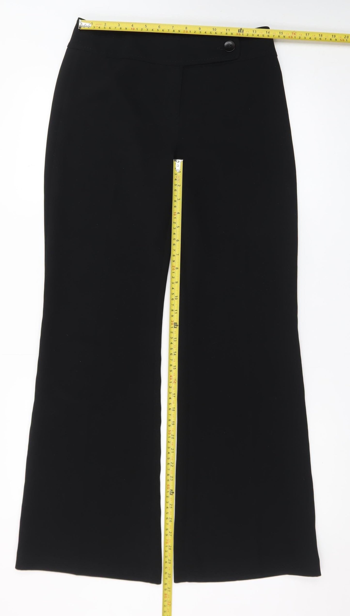 Next Women’s Black 8R Flared Dress Pants Trousers